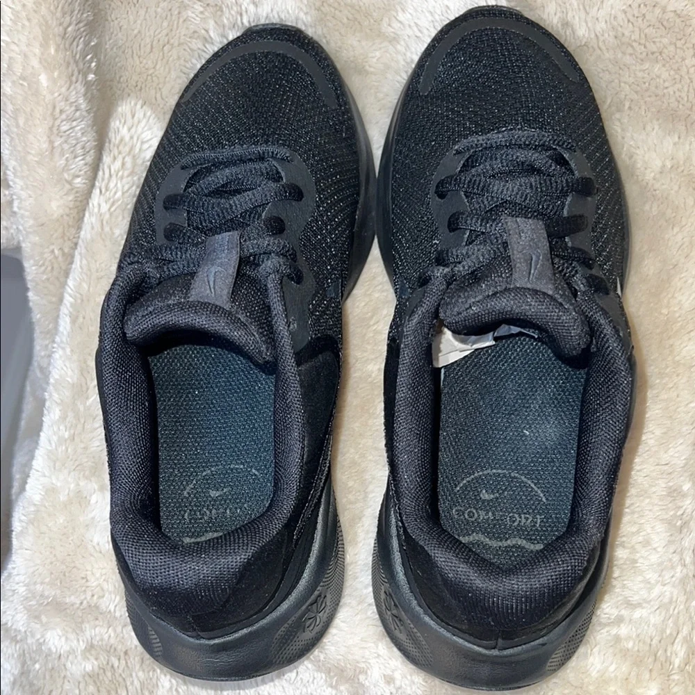 Nike Black Mesh Running Shoes‎
